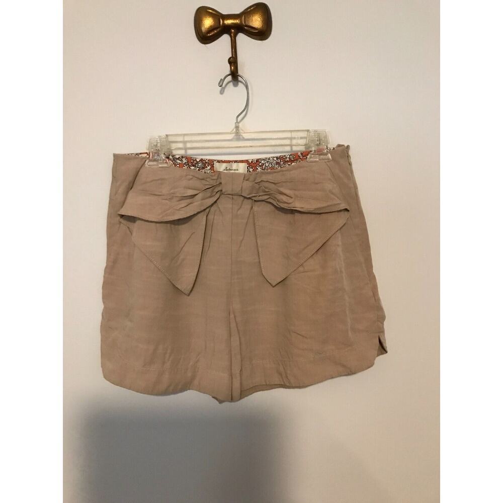 Anthropologie High Waist Tan Shorts